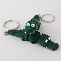 Anahtarlık Charm Çanta Süsü - Timsah - Bcoverart