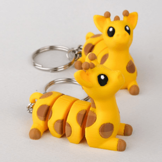 Anahtarlık Charm Çanta Süsü - Zürafa - 1