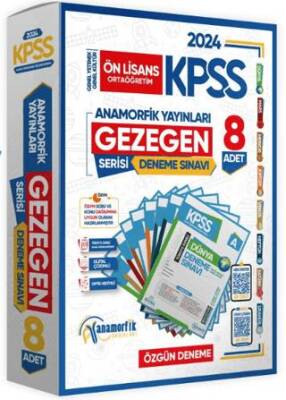 Anamorfik Yayınları KPSS Ön Lisans GY-GK GEZEGEN Serisi 8li Deneme Paketi Kurumsal Türkiye Geneli Dijital Çözümlü Anamorfik Yayınları - 1