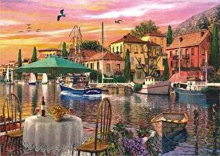 Anatolian 4905 Limanda Gün Batımı 3000 Parça Puzzle - 1