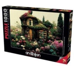 Anatolian Çiçekli Kütüphane 1000 Parça Puzzle - Anatolian