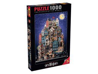 Anatolian Puzzle Amsterdam Starry Night 1000 Parça - 1