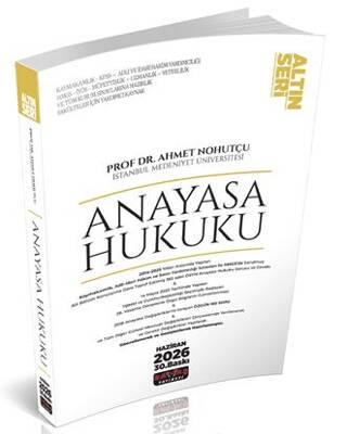 Anayasa Hukuku Konu Anlatımı - 1