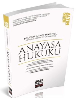 Anayasa Hukuku Konu Anlatımı Altın Seri - 1