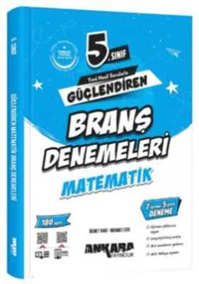Ankara Yayıncılık 5. Sınıf Matematik Güçlendiren Branş Denemeleri - 1