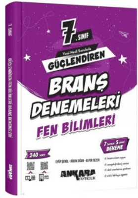 Ankara Yayıncılık 7. Sınıf Fen Bilimleri Güçlendiren Branş Denemeleri - 1