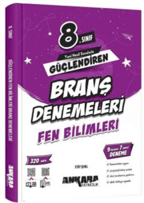Ankara Yayıncılık 8. Sınıf Fen Bilimleri Güçlendiren Branş Denemeleri - 1