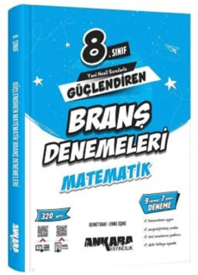 Ankara Yayıncılık 8. Sınıf Matematik Güçlendiren Branş Denemeleri - 1