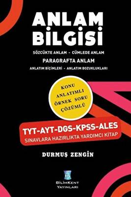 Bilimkent Yayınları Anlam Bilgisi - 1