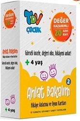 Anlat Bakalım 2 Hikaye Anlatma ve Oyun Kartları Değer Kazanımlı 20 Kart - Türkiye Diyanet Vakfı Yayınları