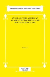 Annals of the American Academy of Political and Social Science, 1901 - Capitol Books