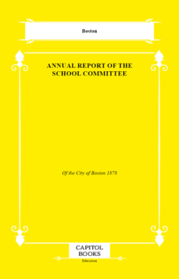 Annual Report of the School Committee - 1