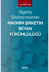 Anonim Şirketin Beyan Yükümlülüğü - Seçkin Yayıncılık