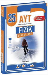 Apotemi Yayınları AYT Fizik 25`li Deneme - Apotemi Yayınları