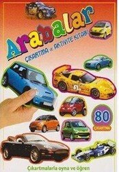 Arabalar - Çıkartma ve Aktivite Kitabı - Parıltı Yayınları
