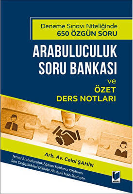 Adalet Yayınevi Arabuluculuk Soru Bankası ve Özet Ders Notları - 1