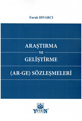 Araştırma ve Geliştirme Ar-Ge Sözleşmeleri - 1
