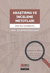 Araştırma ve İnceleme Metotları - Akdem Yayınları