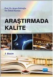 Araştırmada Kalite - Nobel Akademik Yayıncılık