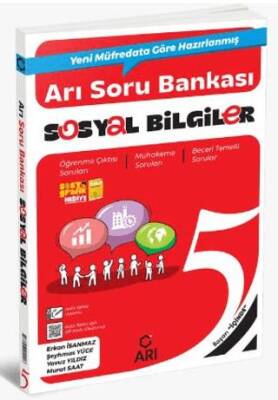 Arı Yayıncılık 2025 5. Sınıf Sosyal Bilimler Soru Arı Bankası - 1