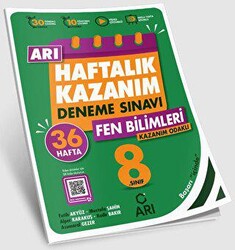 Arı Yayıncılık 8. Sınıf Fen Bilimleri Arı Haftalık Kazanım Deneme - 1