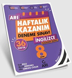 Arı Yayıncılık 8. Sınıf İngilizce Arı Haftalık Kazanım Deneme - 1