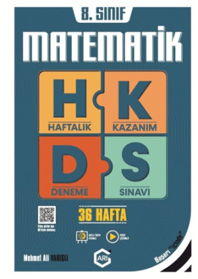 8. Sınıf Matematik Haftalık Kazanım Sınavı - 1
