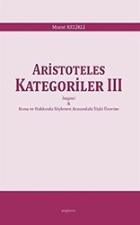 Aristoteles Kategoriler 3 - 1