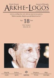 Arkhe-Logos Felsefe Dergisi Sayı: 18 Güz 2025 - Arkhe - Logos Dergisi