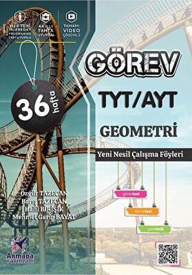 Armada Yayınları Armada Görev TYT AYT Geometri Yeni Nesil Çalışma Föyleri - 1