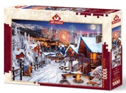 Art Puzzle 1000 Parça Kış Eğlencesi - Art Puzzle