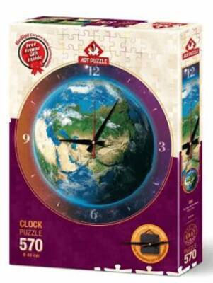 Art Puzzle 570 Parça Dünya Saati - 1