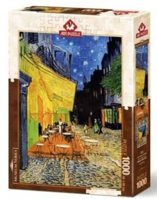 Art Puzzle Kafe Terasta Gece 1000 Parça - 1