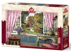 Art Puzzle Penceremdeki Şato 1500 Parça - Art Puzzle