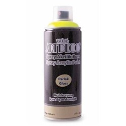 Artdeco Akrilik Sprey Boya 400ml Neon Sarı 910 - Artdeco