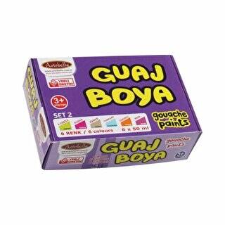 Artebella Guaj Boya 6`lı Set-2 50 Cc - 1