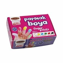 Artebella Parmak Boya 6`li Set-01 50cc Abs50050 - Artebella