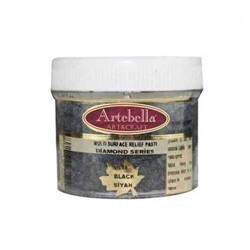 Artebella Rölyef Pasta Diamond Serisi Siyah - Artebella