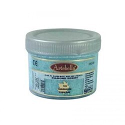 Artebella Rölyef Pasta Diamond Serisi Turkuaz - Artebella
