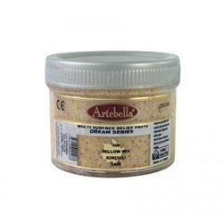 Artebella Rölyef Pasta Dream Serisi Sarı Kırçıllı - Artebella