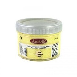Artebella Rölyef Pasta Galaxy Serisi Sarı - Artebella