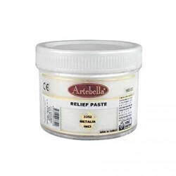 Artebella Rölyef Pasta Klasik Seri Metalik İnci 160cc - Artebella