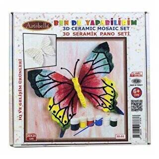 Artebella Seramik Boyama Seti 20X20 cm 3D-02 - 1