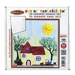 Artebella Seramik Boyama Seti 20X20 Cm 3D-04 - Artebella