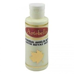Artebella Universal Akrilik Boya 130Cc Antik Beyaz - Artebella