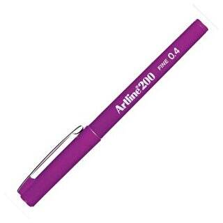 Artline 200N Fine Keçe Uçlu Yazı Kalemi Uç 0.4mm Magenta - 1