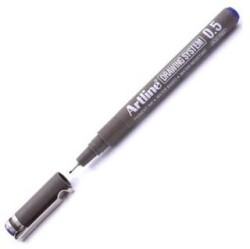 Artline Drawing System 0.5 Çizim Kalemi Uç 0.5Mm Mavi - Artline