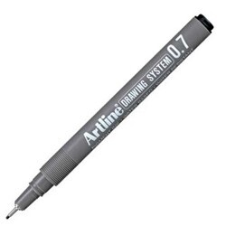Artline Drawing System 0.7 Çizim Kalemi Uç 0.7mm Siyah - Artline