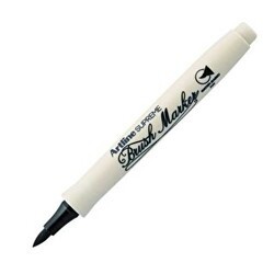 Artline Supreme Brush Marker Esnek Fırça Uçlu Kalem Siyah - Artline