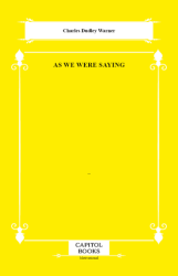 As We Were Saying - Capitol Books